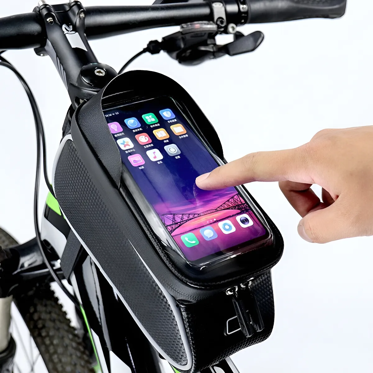 Bolsa de quadro com suporte para celular
