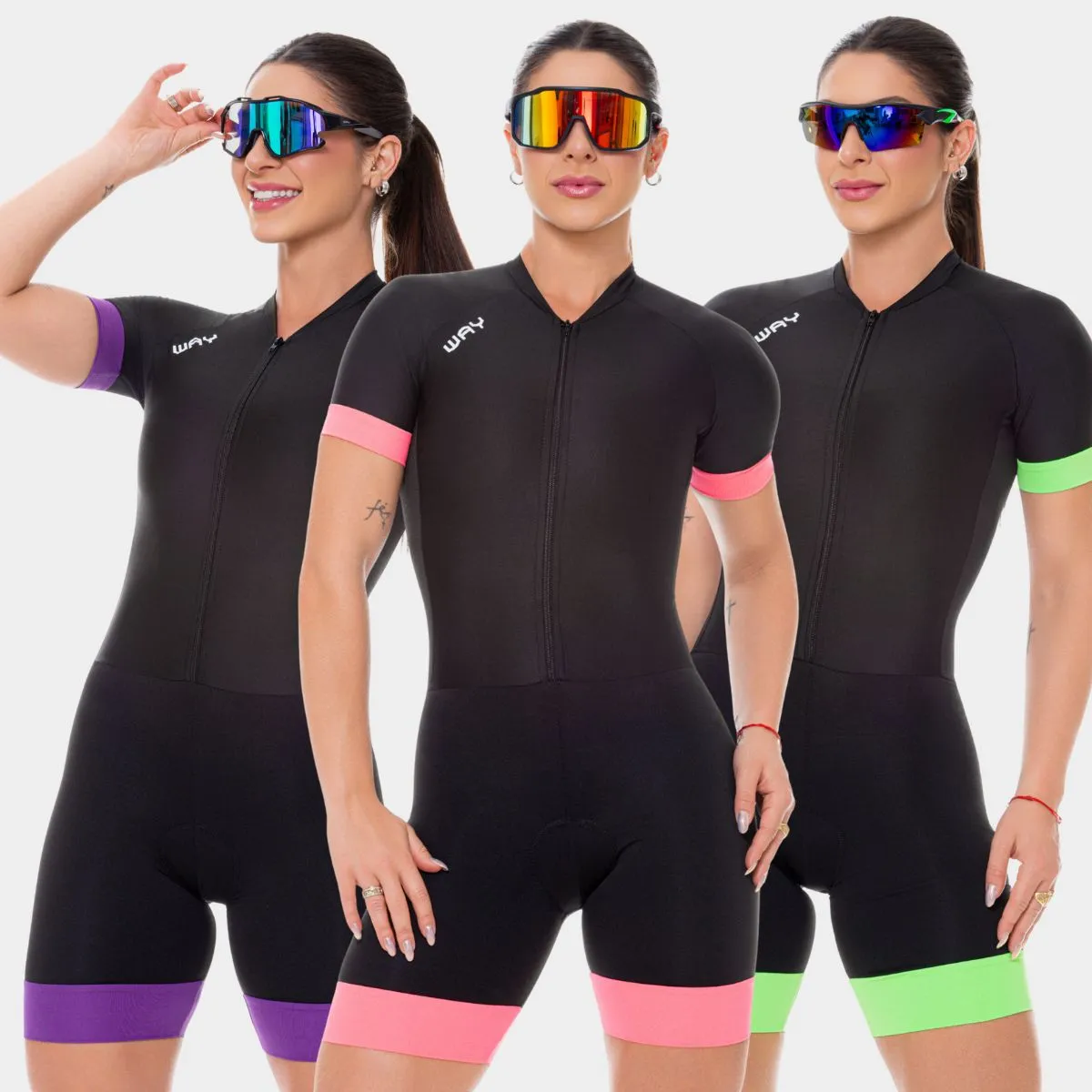 Macacão de ciclismo feminino